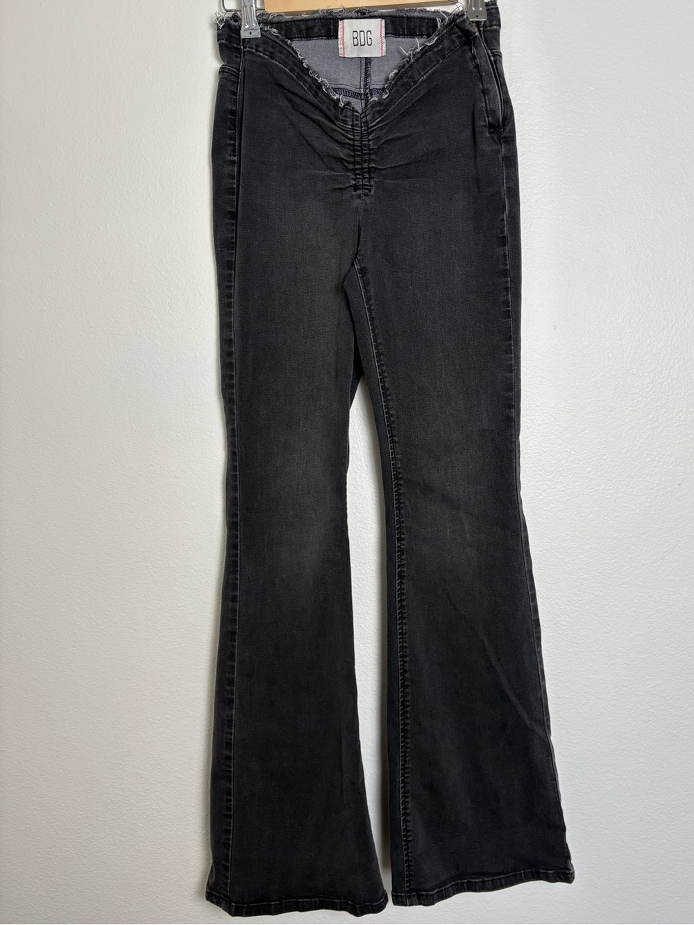 BDG Flare Wide-Leg Jeans 90s Retro Bratz In Charcoal Wash Size 28